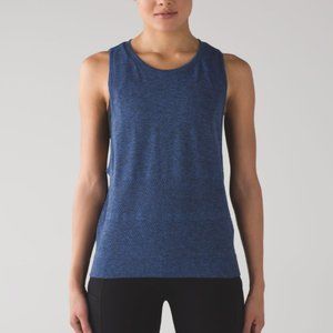 Cerulean Blue / Black Breeze By Muscle Tank